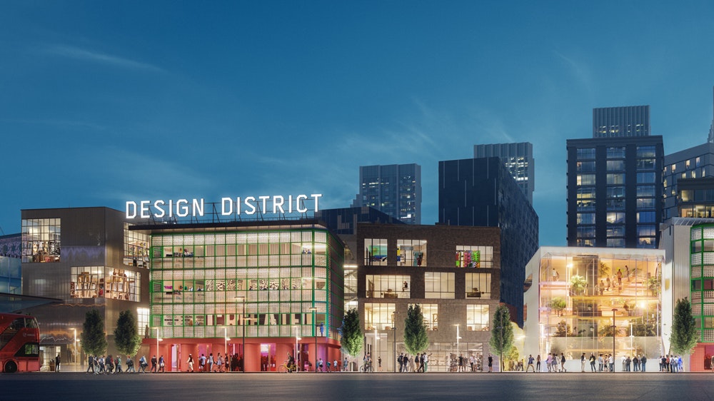 Part of the Peninsula’s future design district. CGI: Uniform