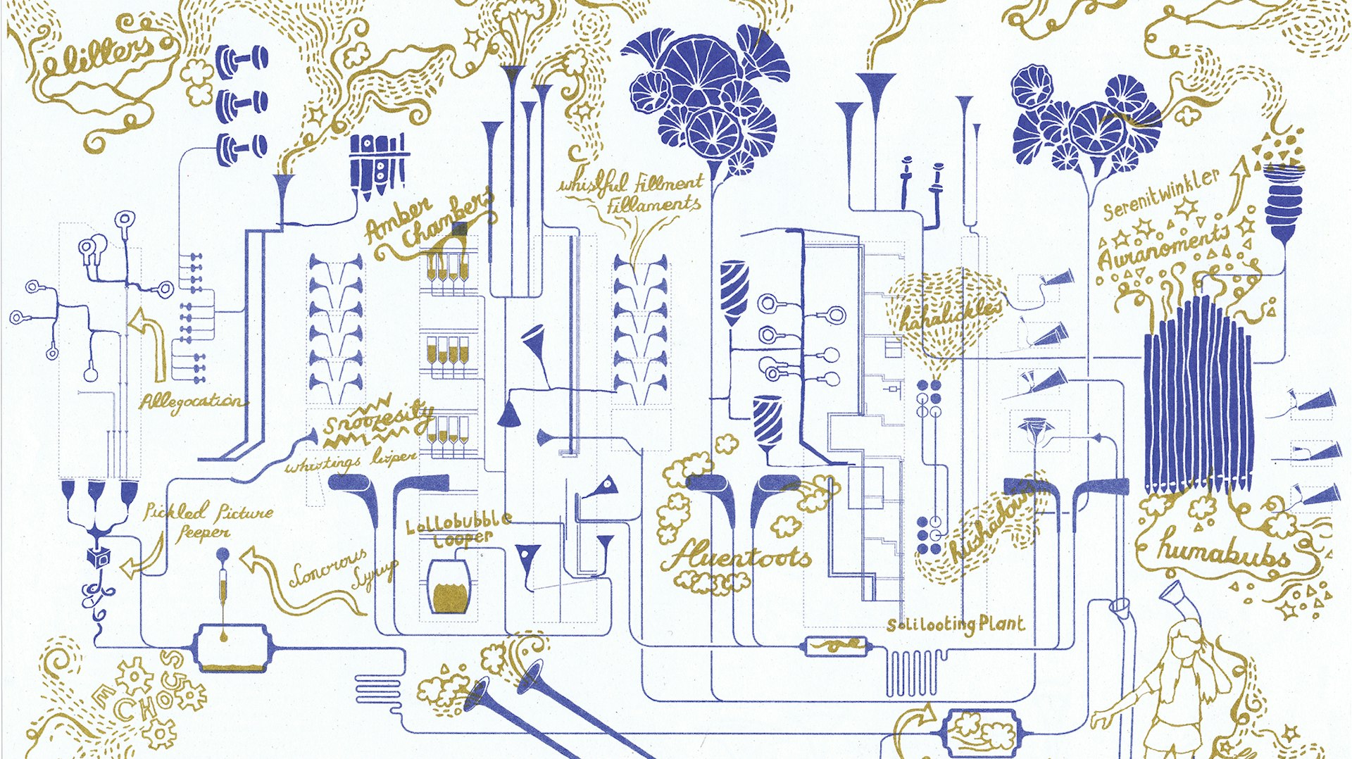 The Lullaby Factory, schematic
