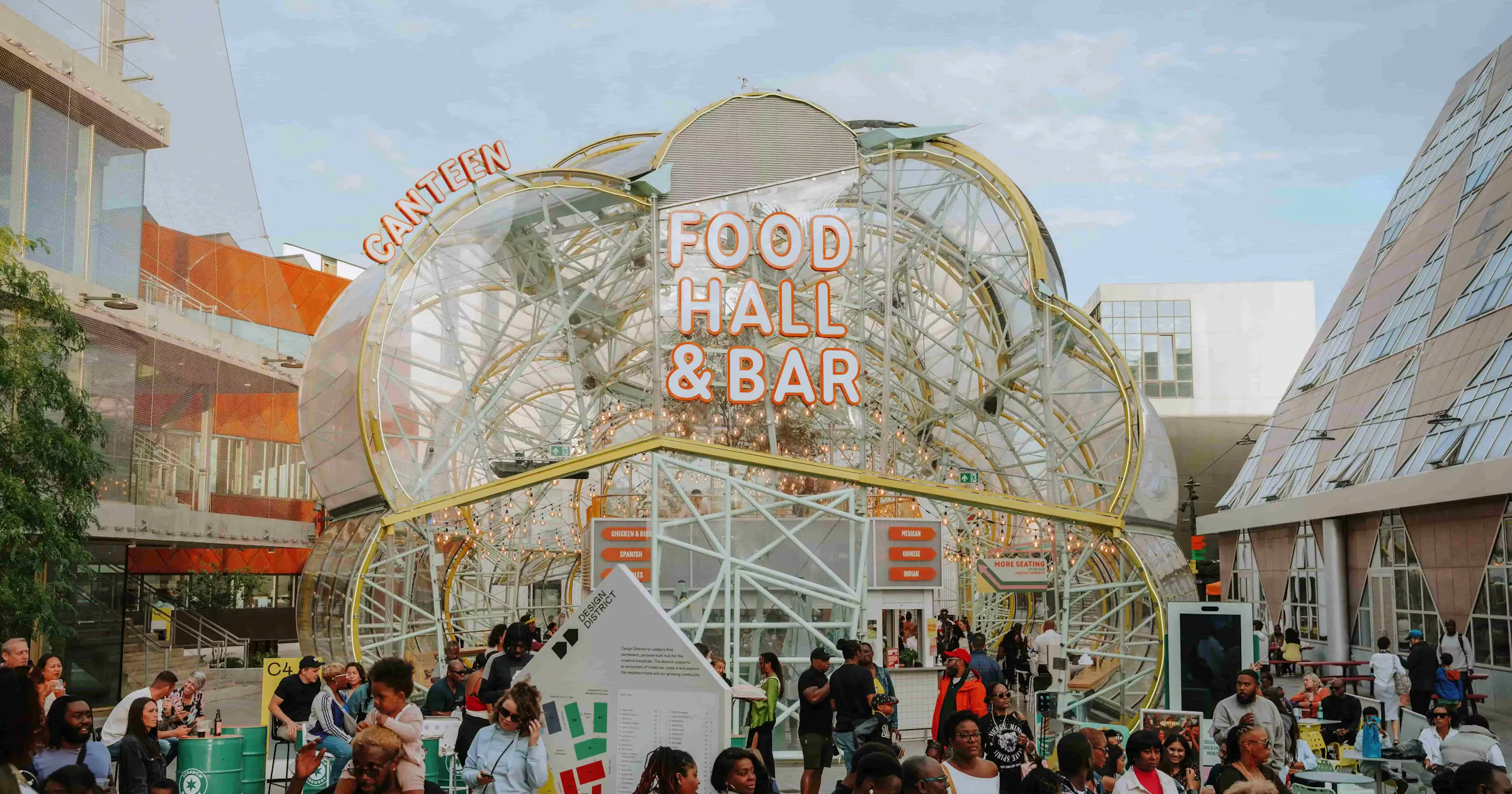 Canteen Food Hall & Bar | Greenwich Peninsula