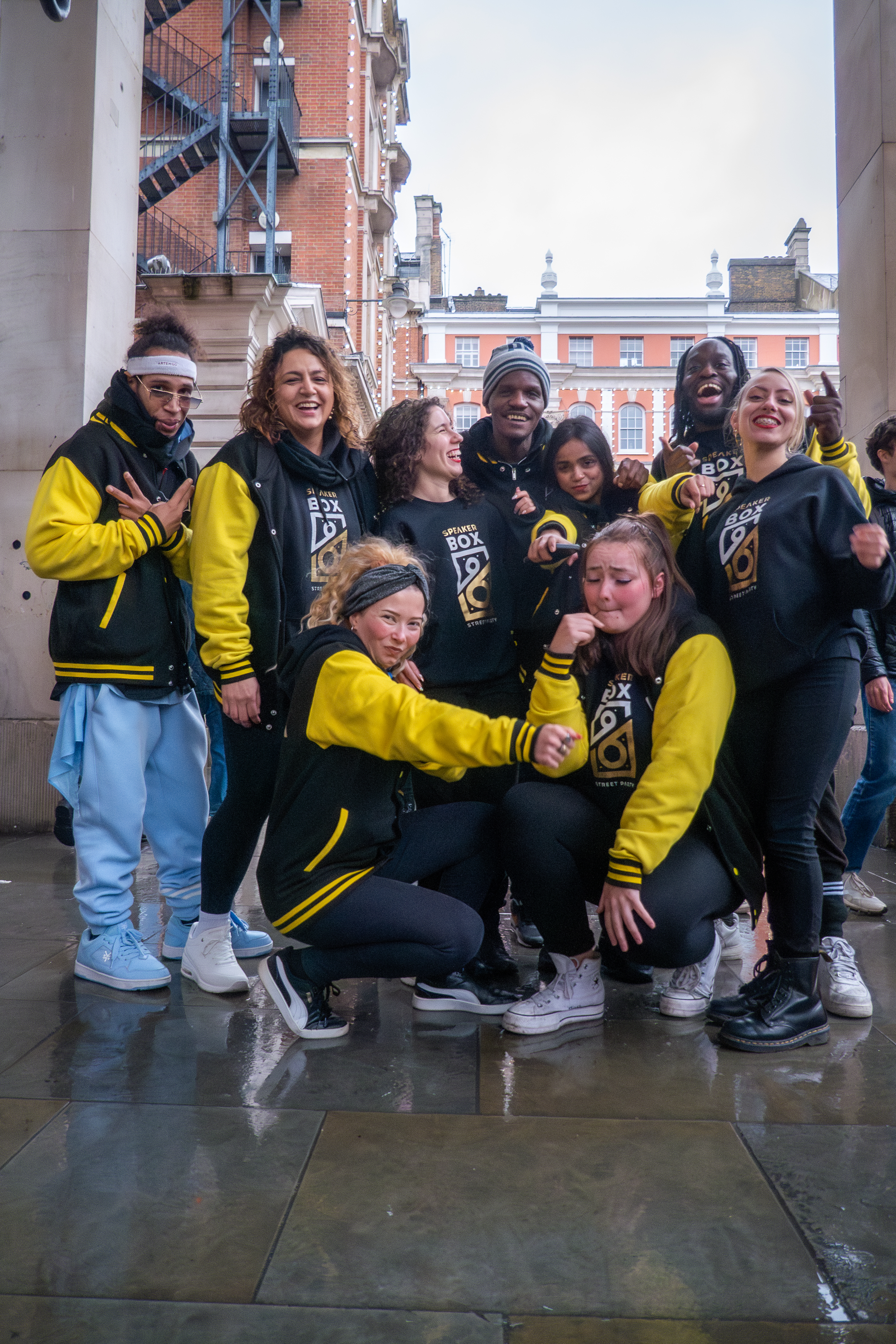 A group photo of dancers