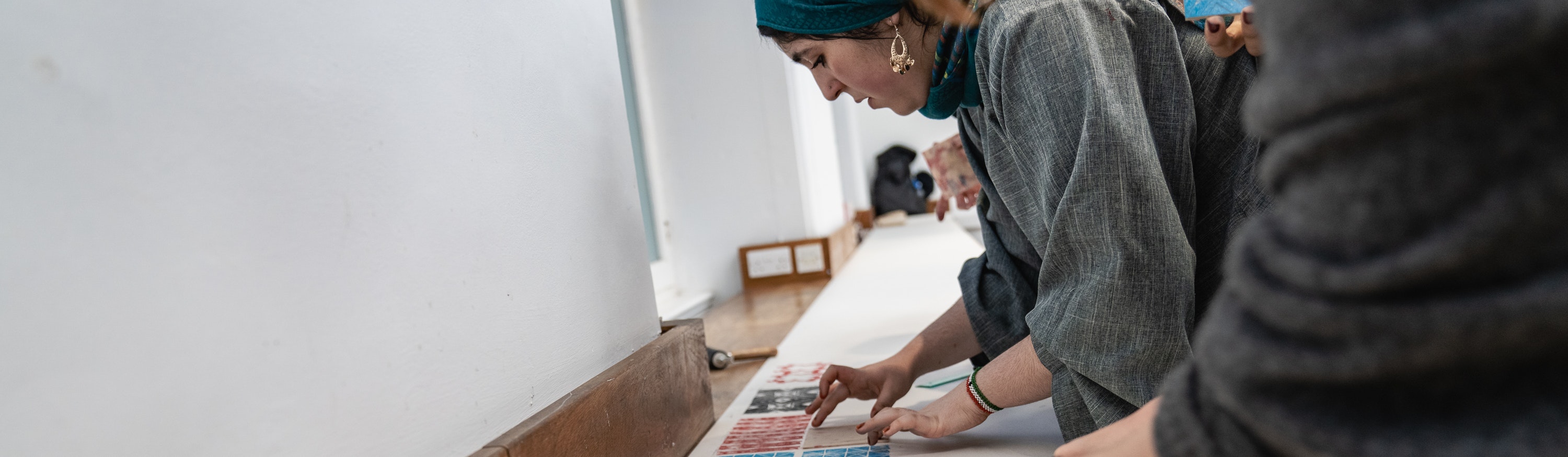 People making prints