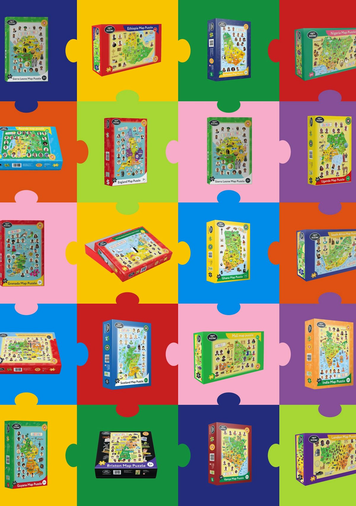 A selection of puzzle games