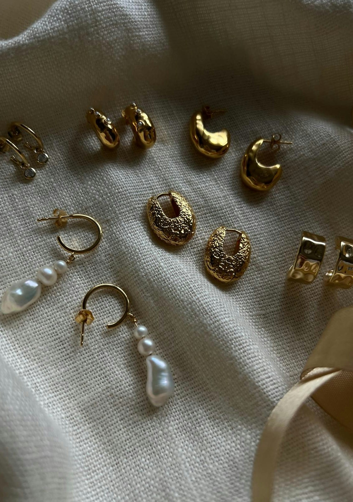 A selection of earrings