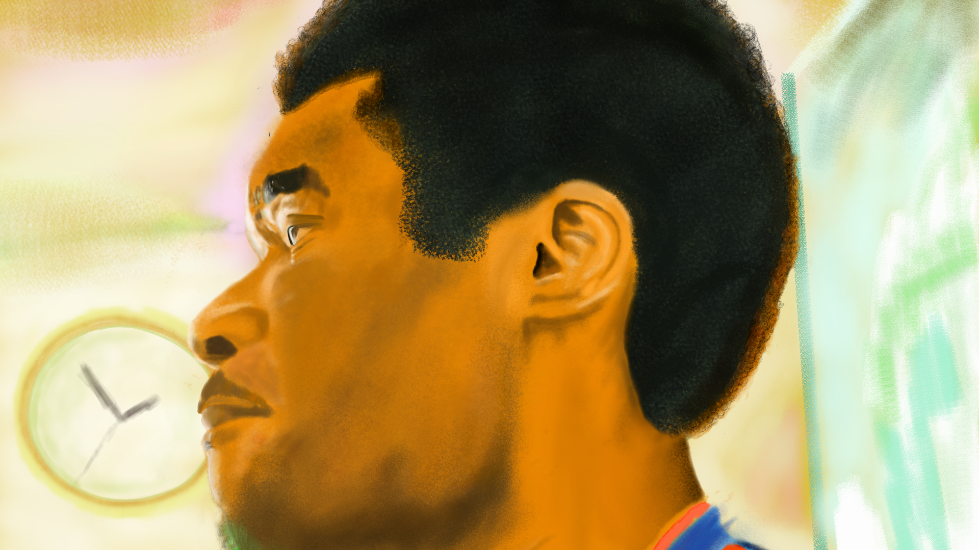 Axematic is a portrait painter specialising in pastels