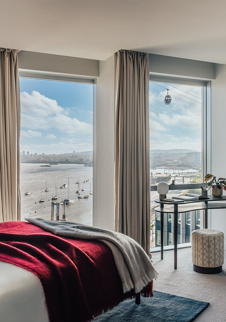 Apartments overlooking the Thames