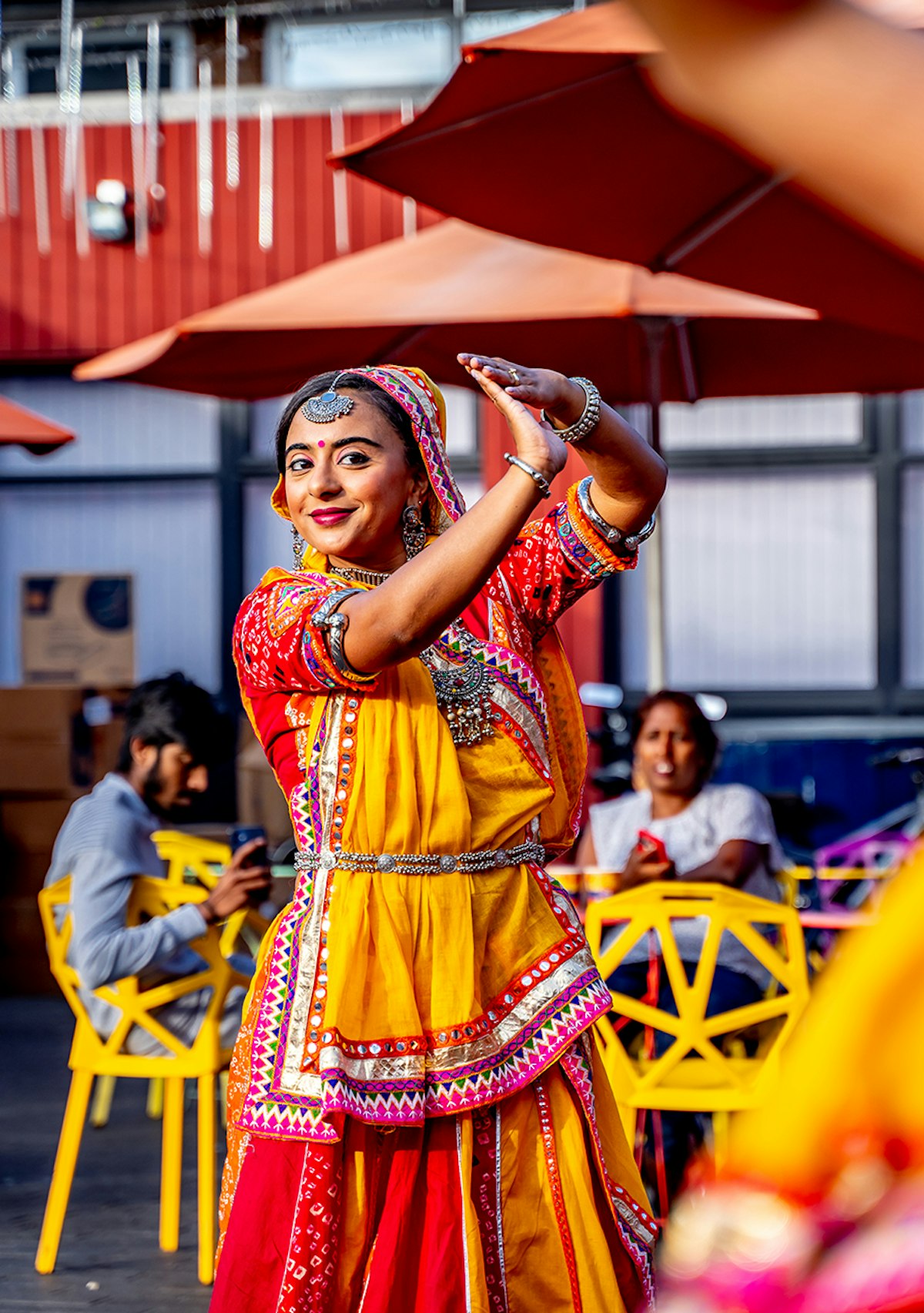 Celebrating at Greenwich Peninsula