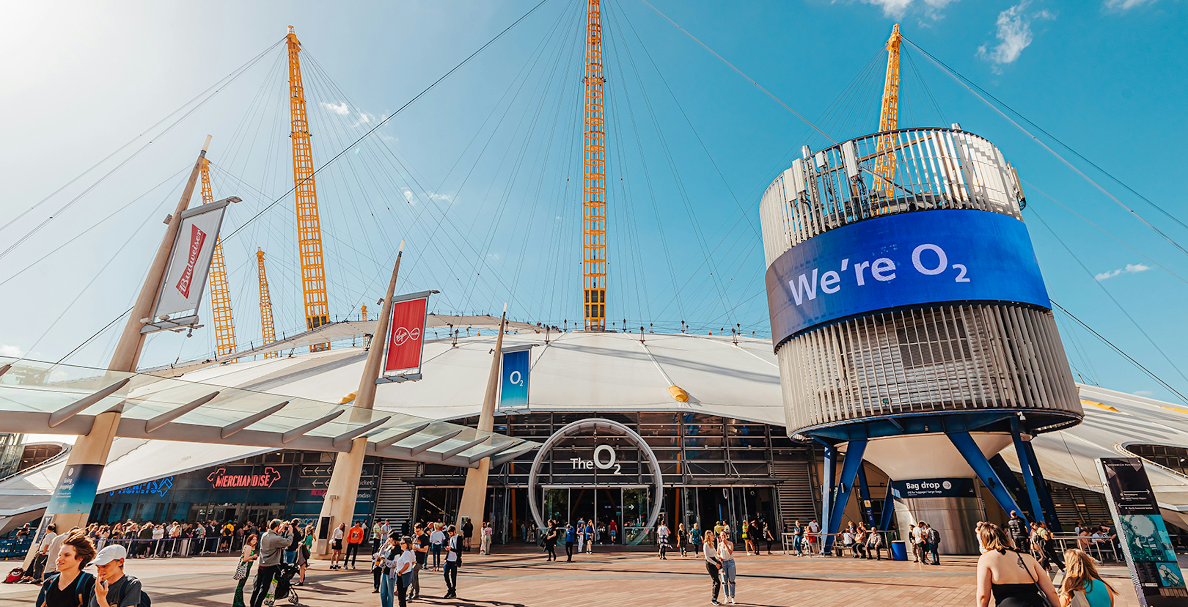 O2 eventgoers and explorers contribute to over 24 million visitors to the Greenwich Peninsula every year