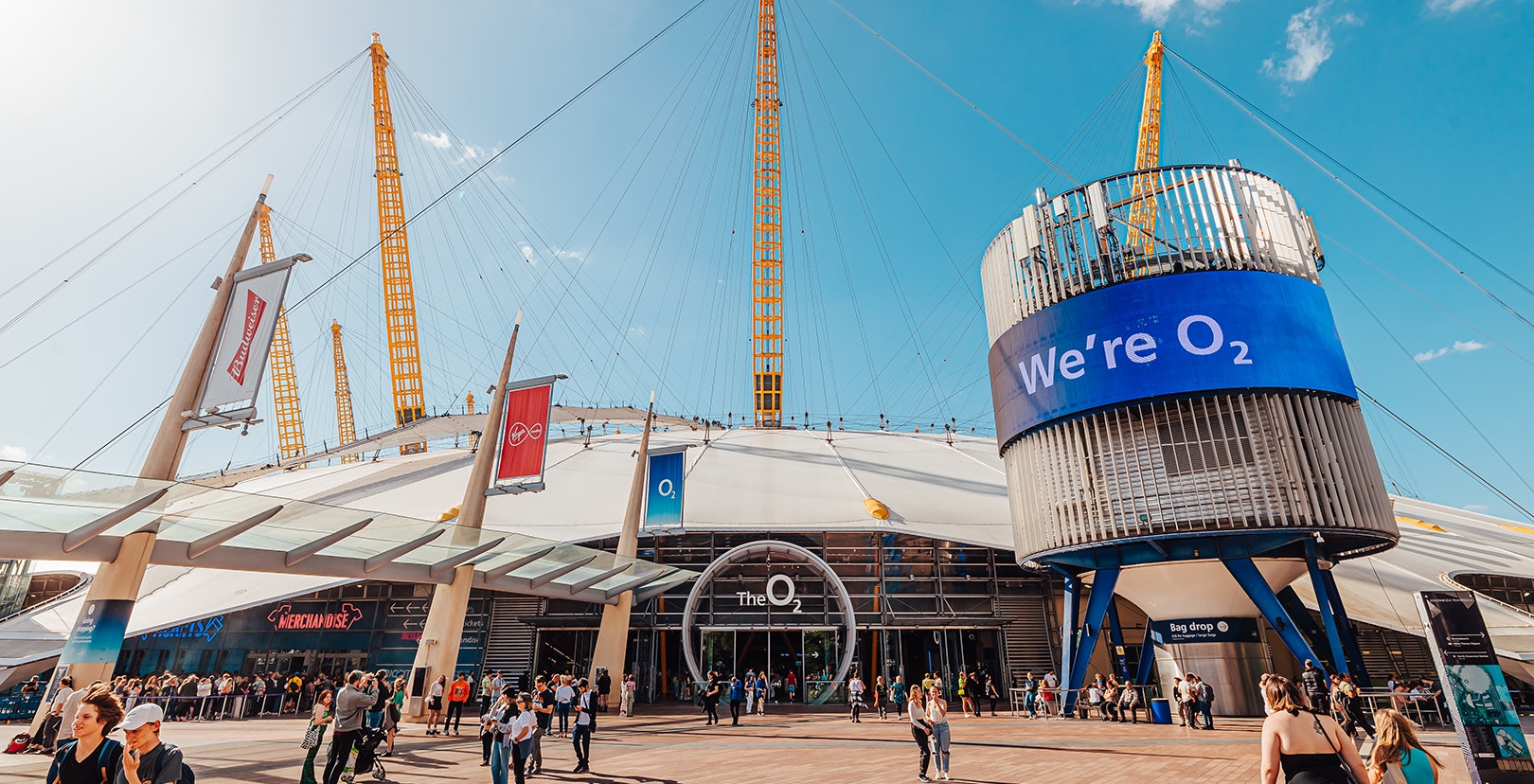 O2 eventgoers and explorers contribute to over 24 million visitors to the Greenwich Peninsula every year
