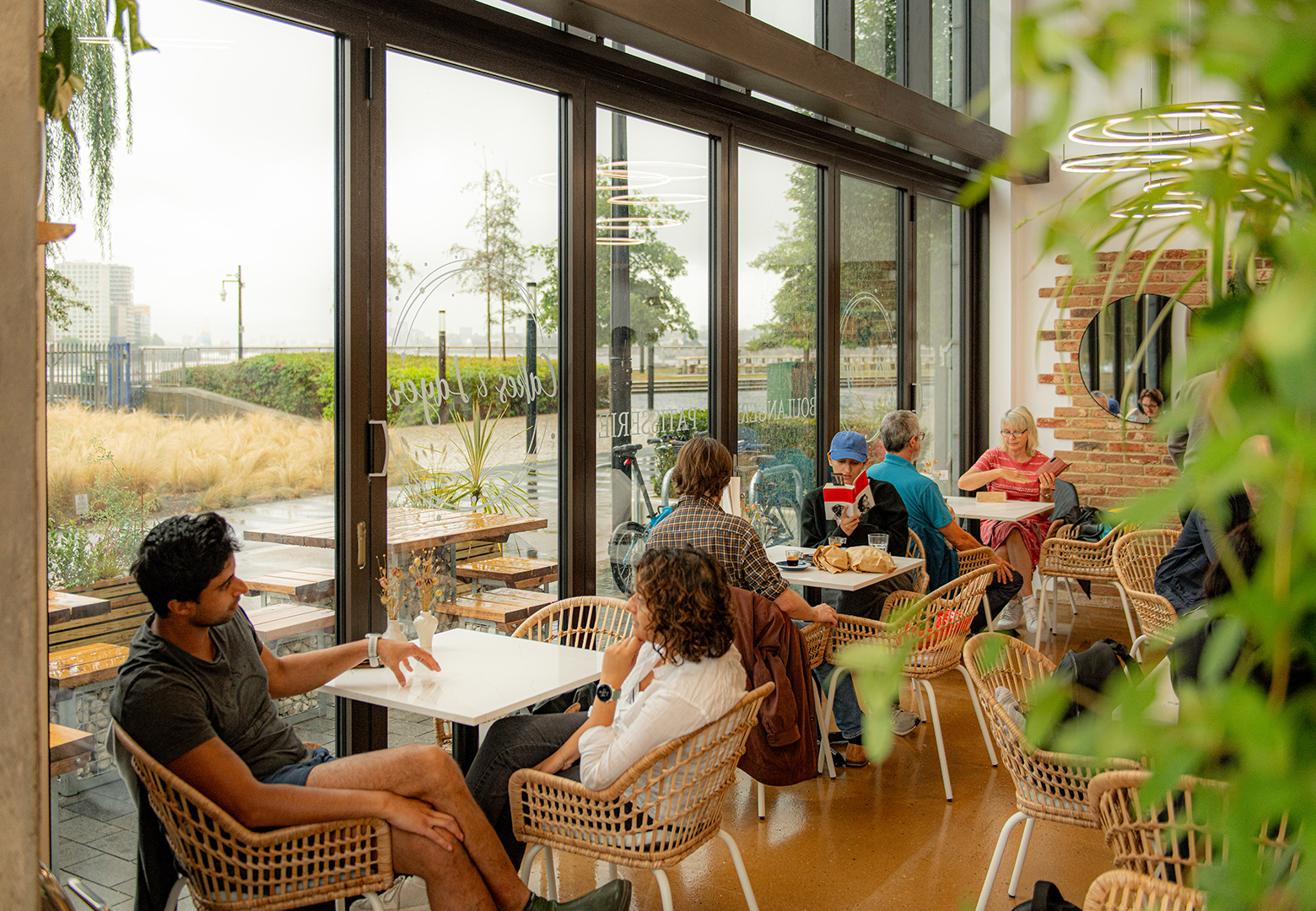 Modern retail units are available in Greenwich