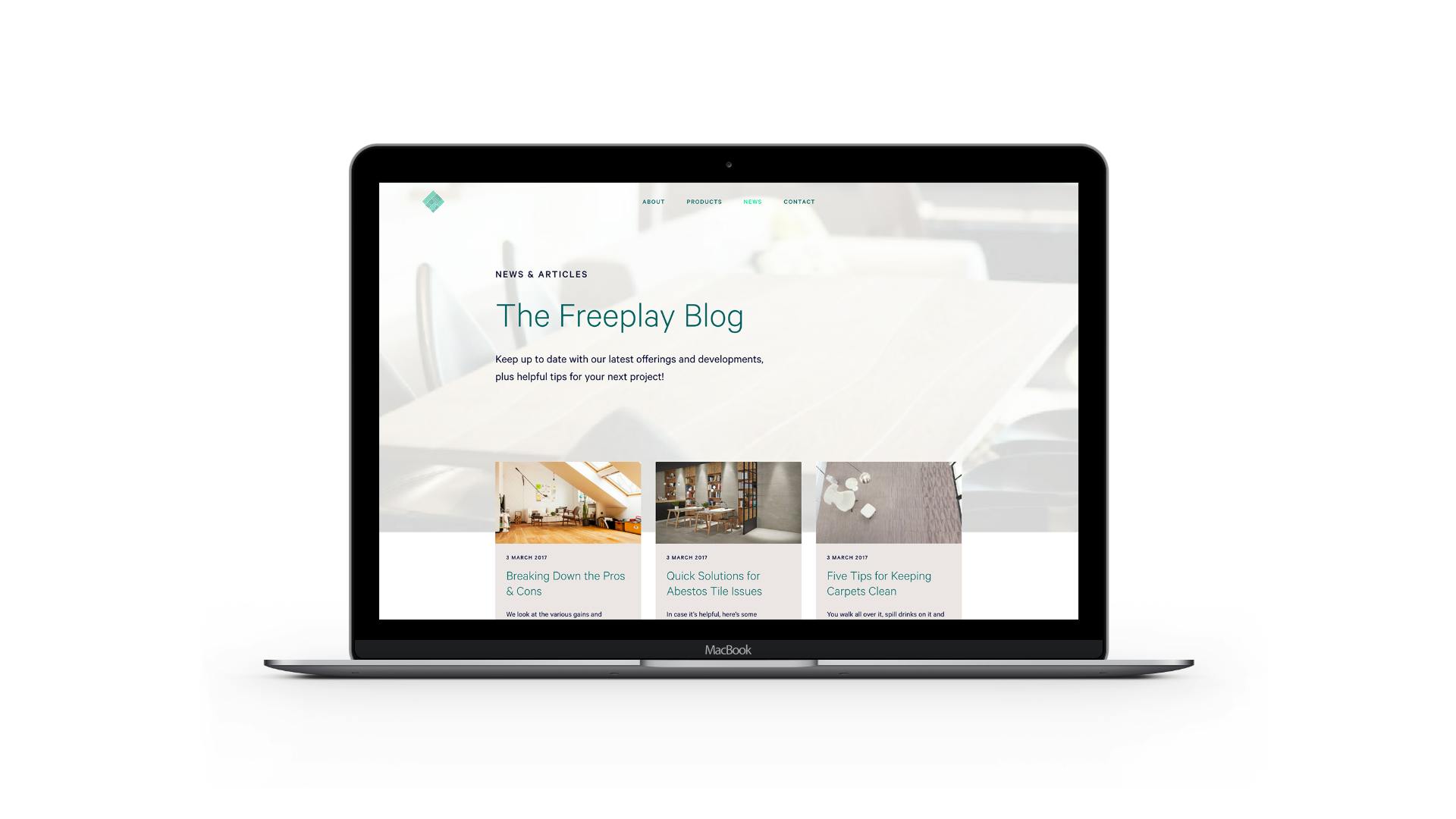 Freeplay website news listing page