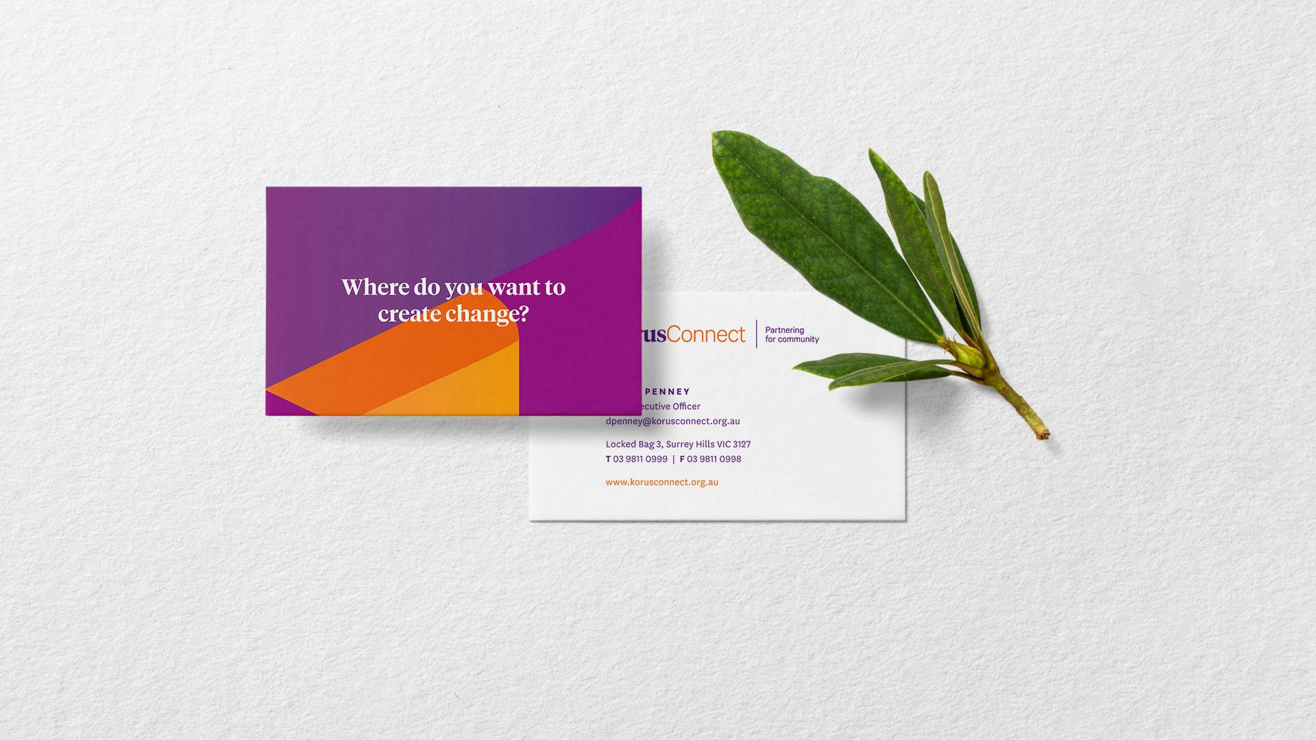 Korus Connect Business Cards