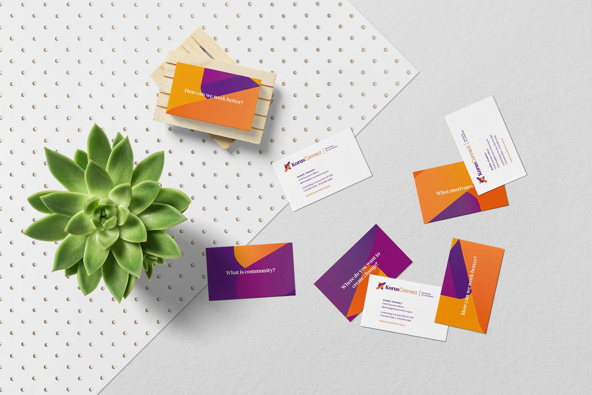 Korus Connect Business Cards