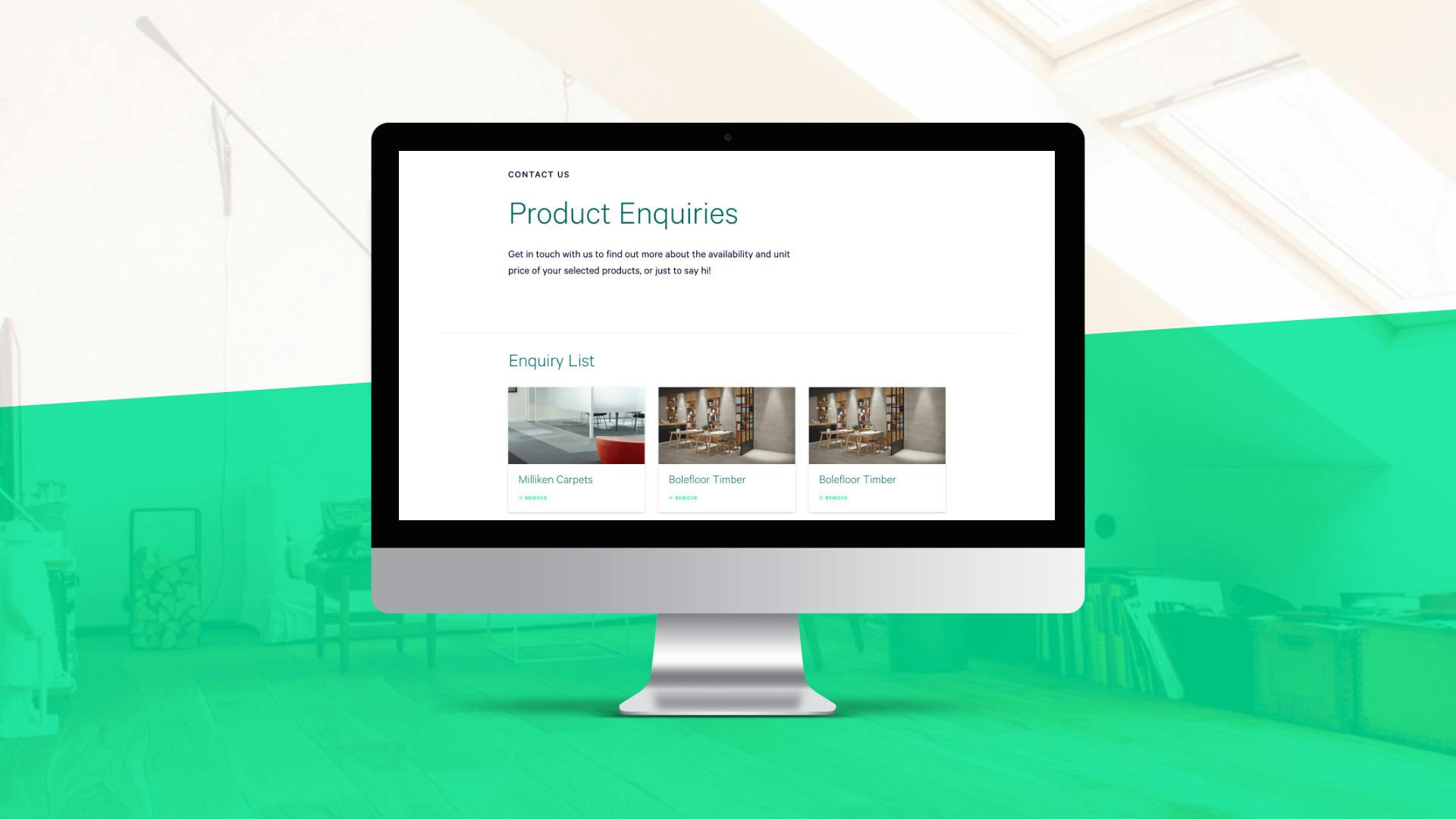 Freeplay website product enquiry function