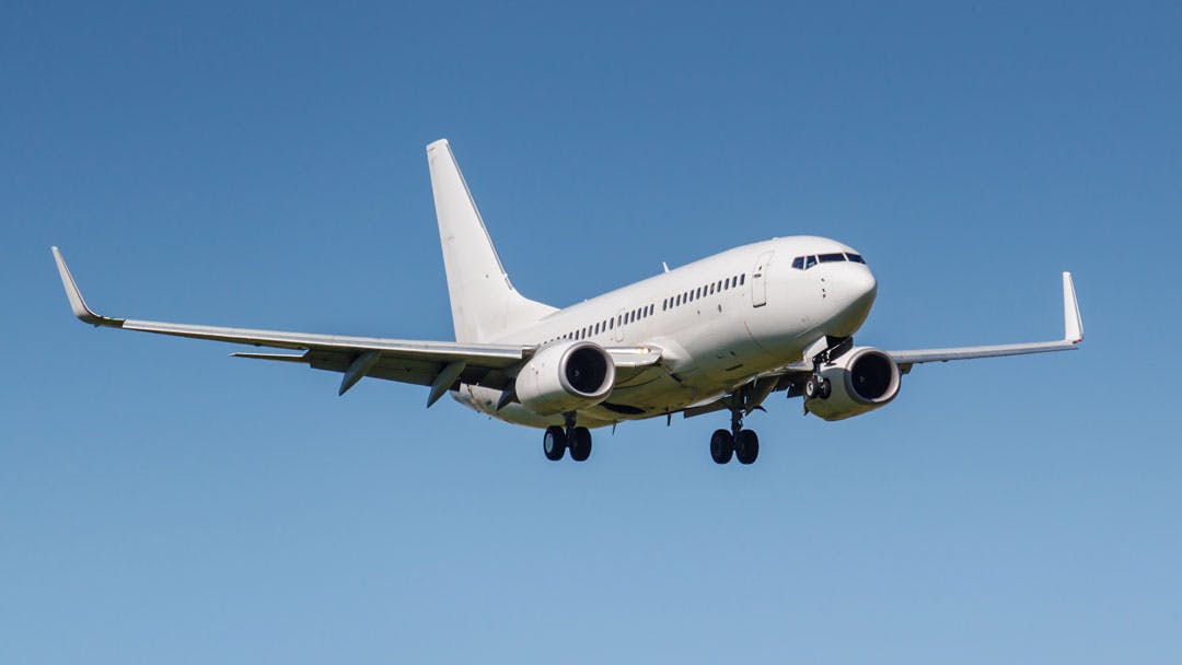 Un avion de type B737