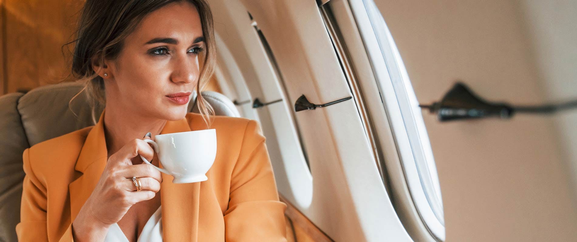 All you have to do on a charter flight is sit back, relax, and enjoy the ride!