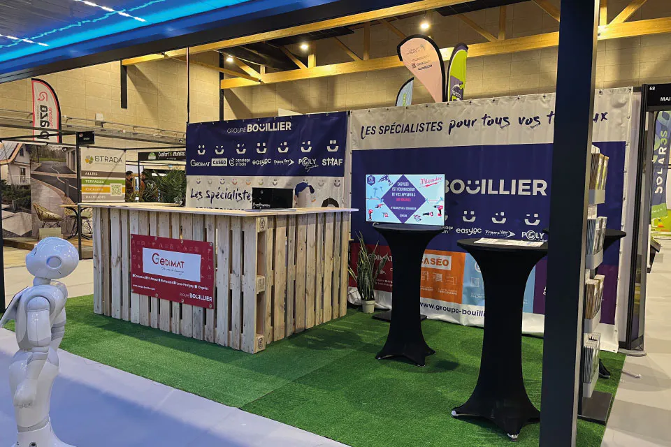 Stand CASEO au SALON VIVR'HABITAT de Lons-le-Saunier