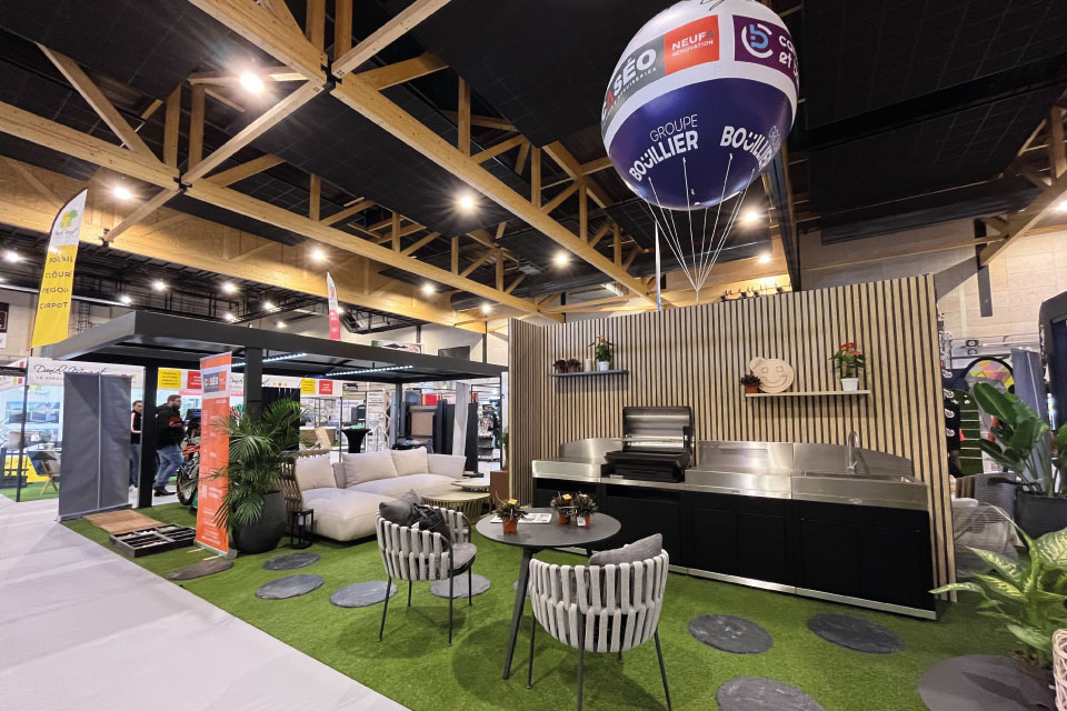 Stand CASEO au SALON&nbsp;VIVR'HABITAT&nbsp;de Lons-le-Saunier