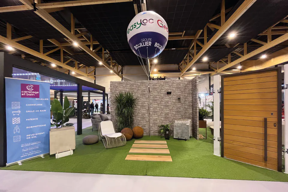 Stand CASEO au SALON VIVR'HABITAT de Lons-le-Saunier