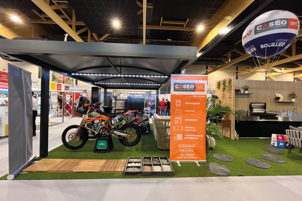 Stand CASEO au SALON&nbsp;VIVR'HABITAT&nbsp;de Lons-le-Saunier