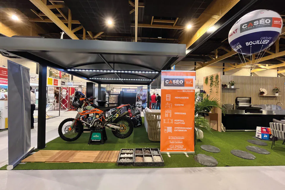 Stand CASEO au SALON VIVR'HABITAT de Lons-le-Saunier