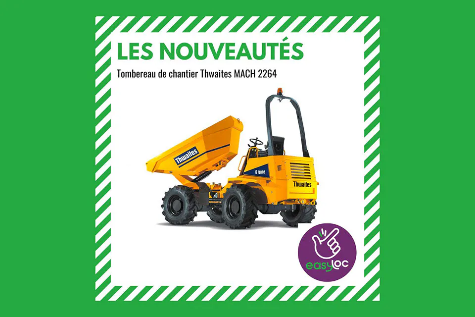 Tombereau de chantier Thwaites MACH 2264