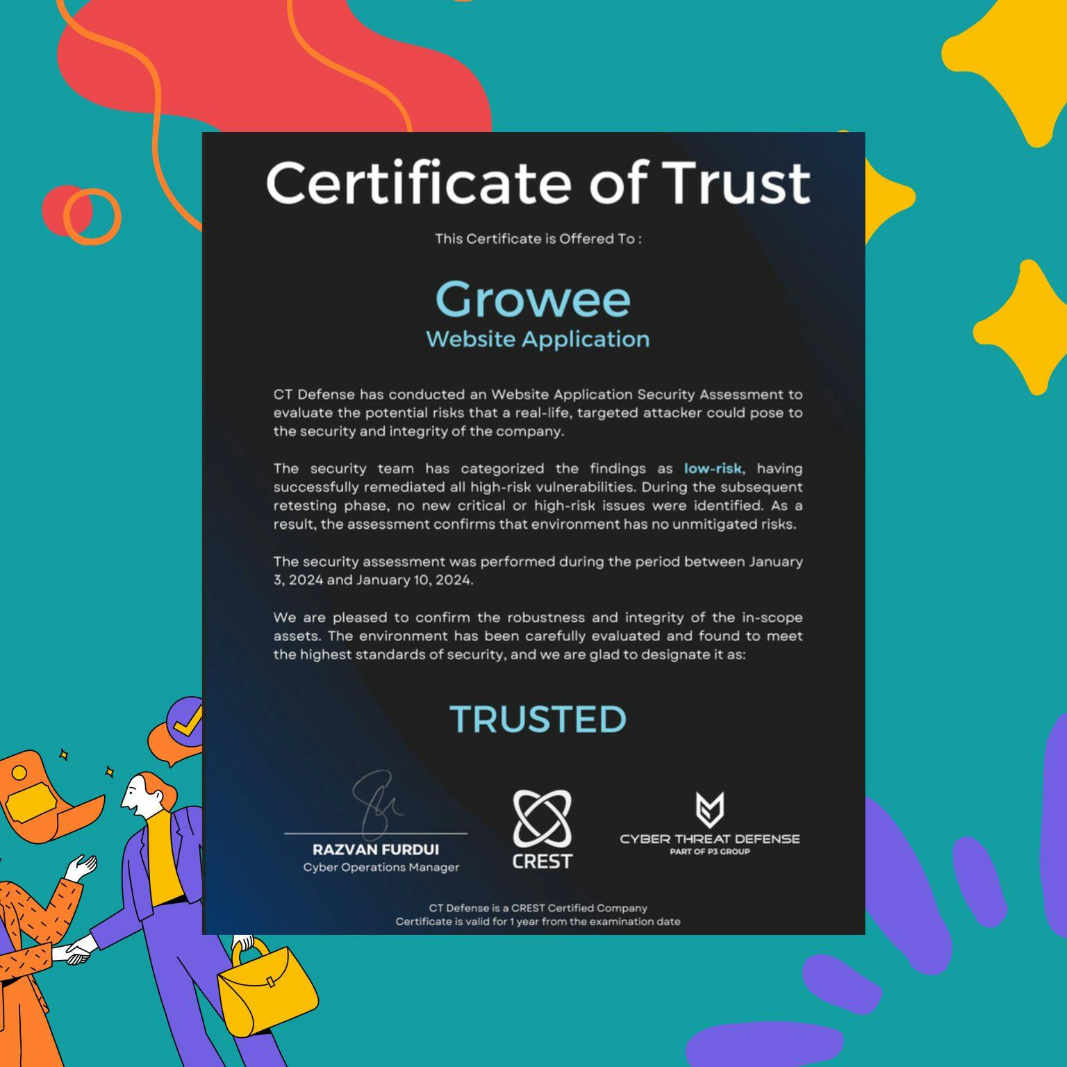 Certificate of trust