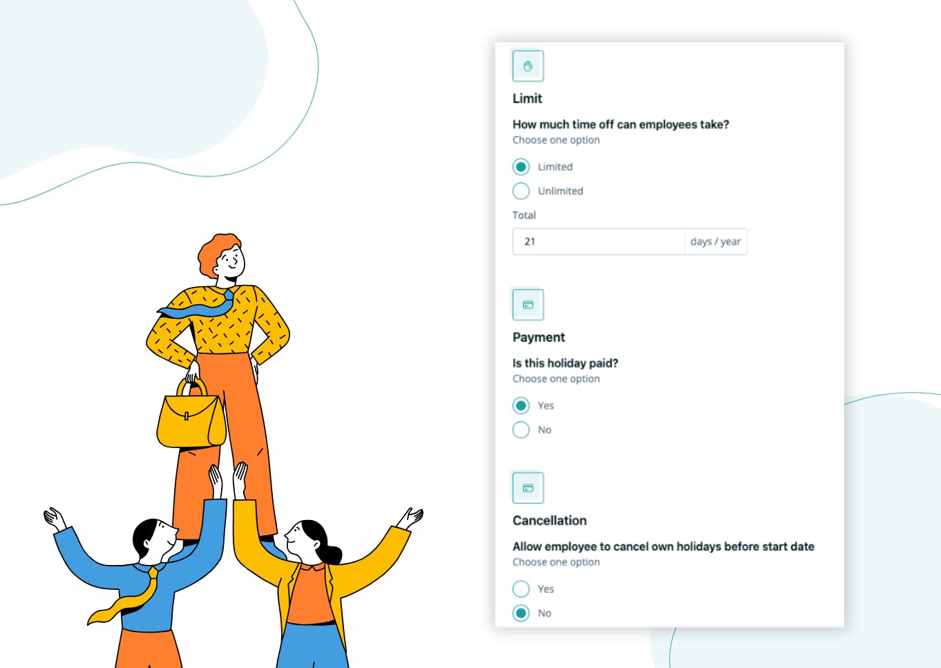 Fully Configurable Leave Policies