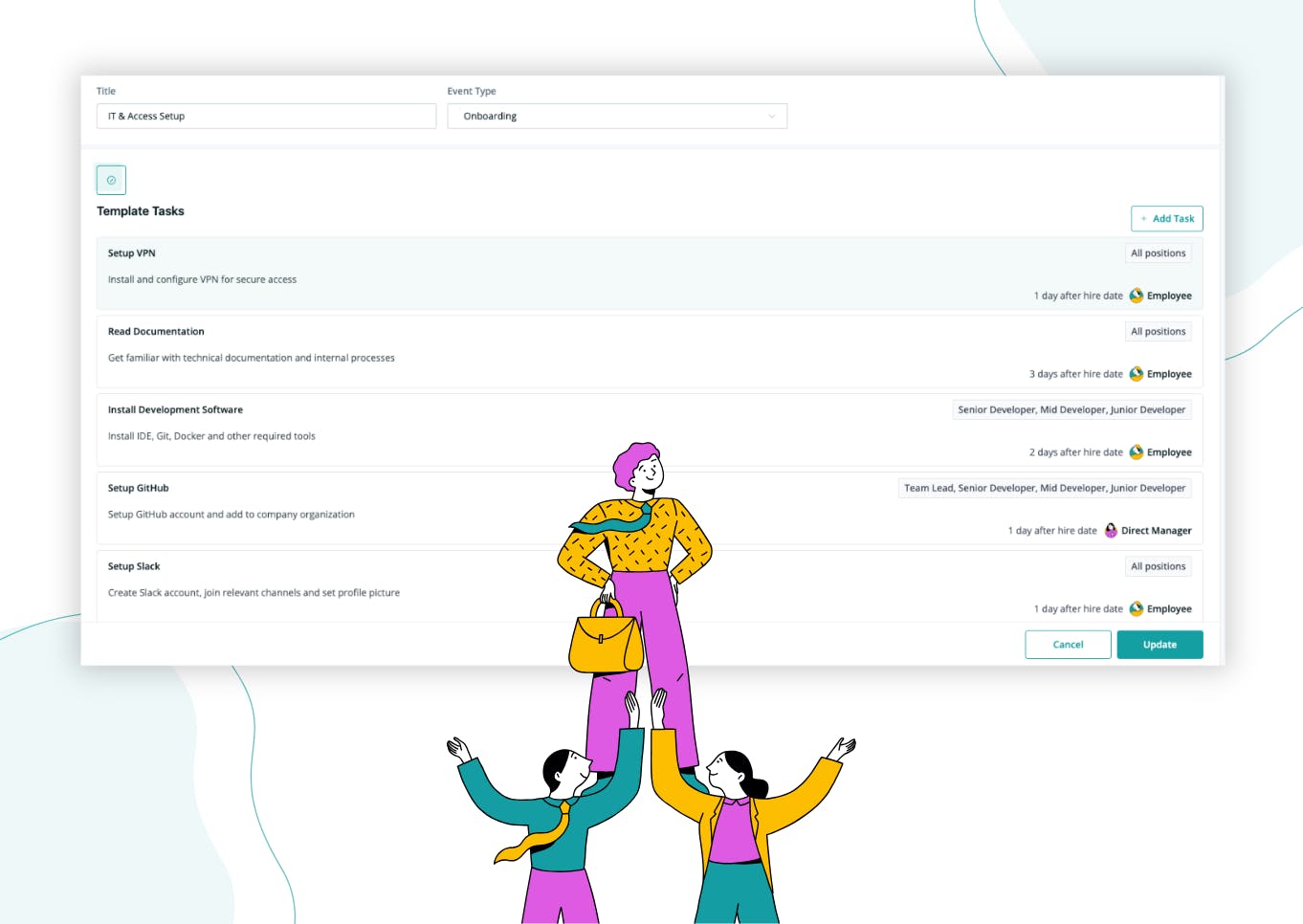 Easy Onboarding Workflows