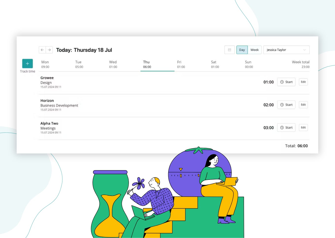 Easy Time Logging for Every Workflow