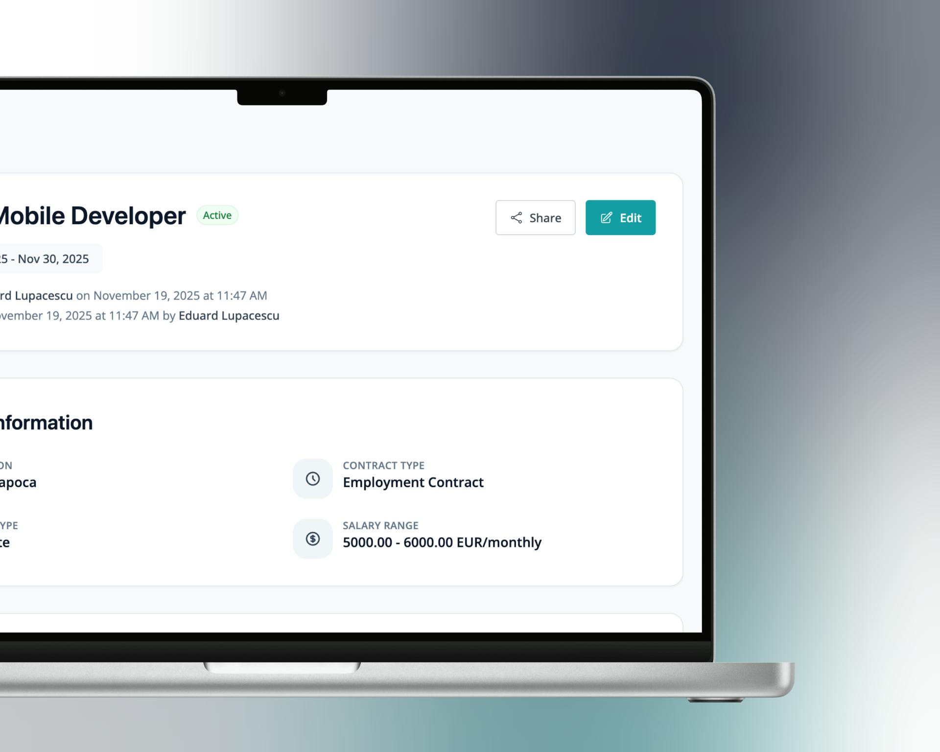 Collaborate with recruiters and stakeholders effortlessly