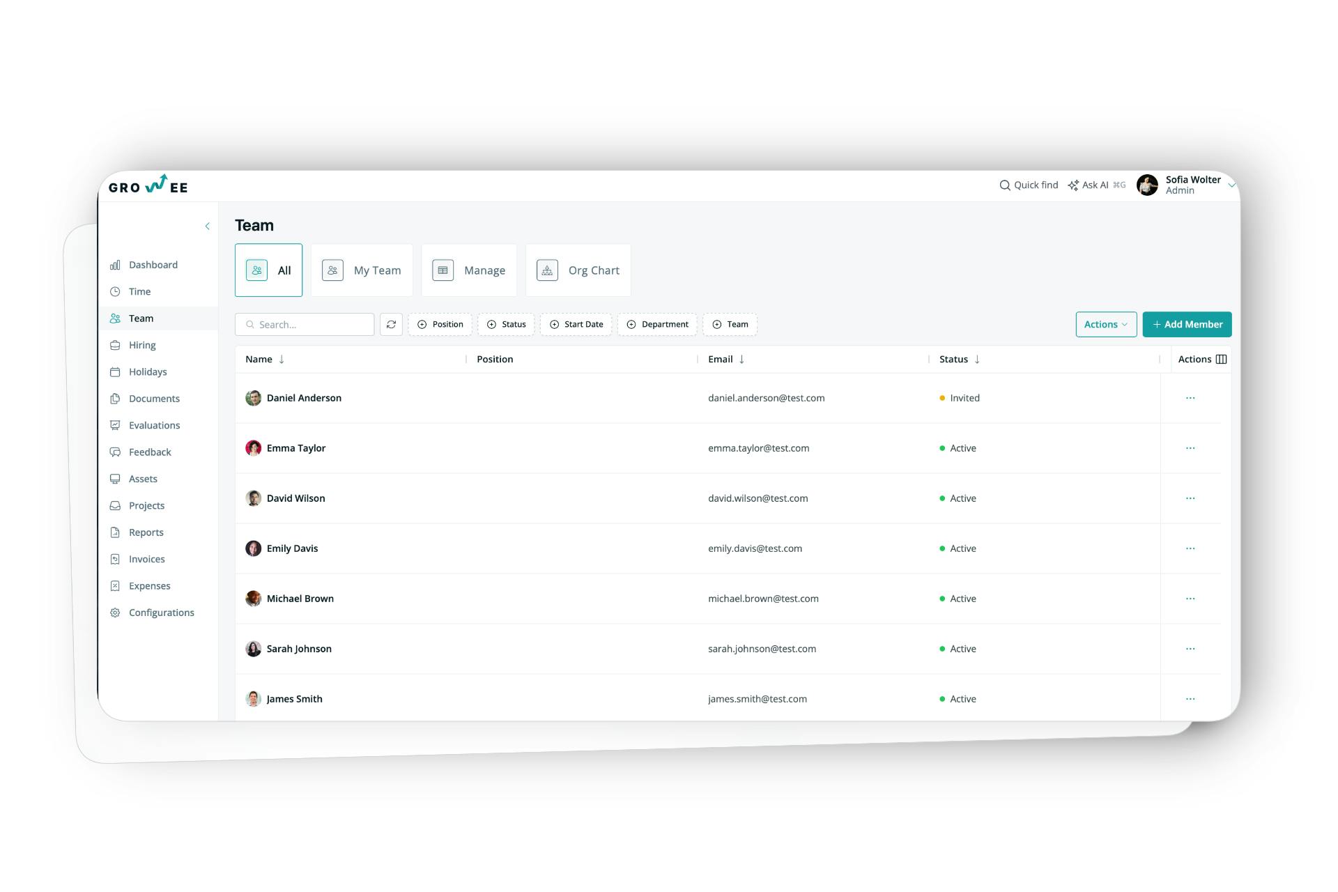 Complete Employee Profiles & Directory