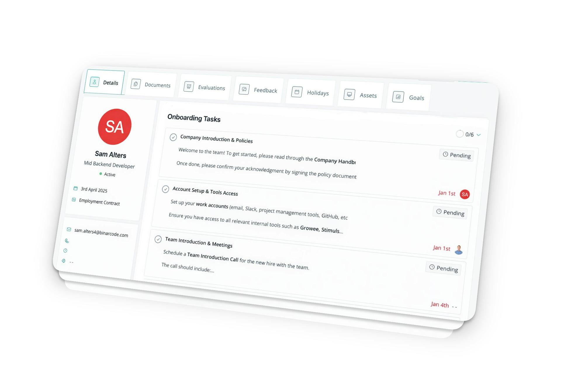 Easy Onboarding Workflows