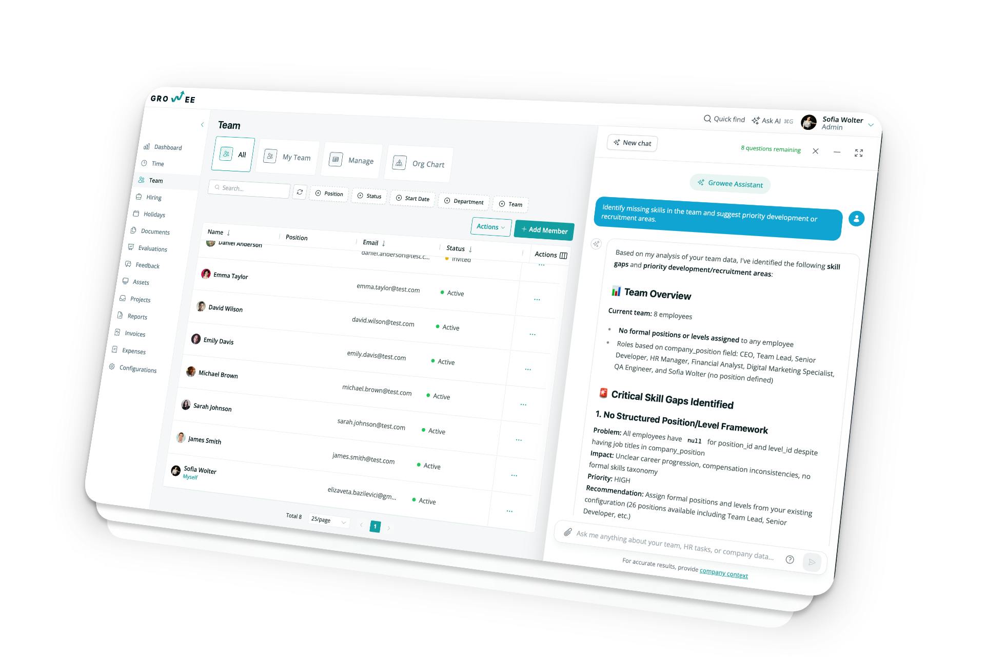 AI-Powered Insights with Growee Assistant