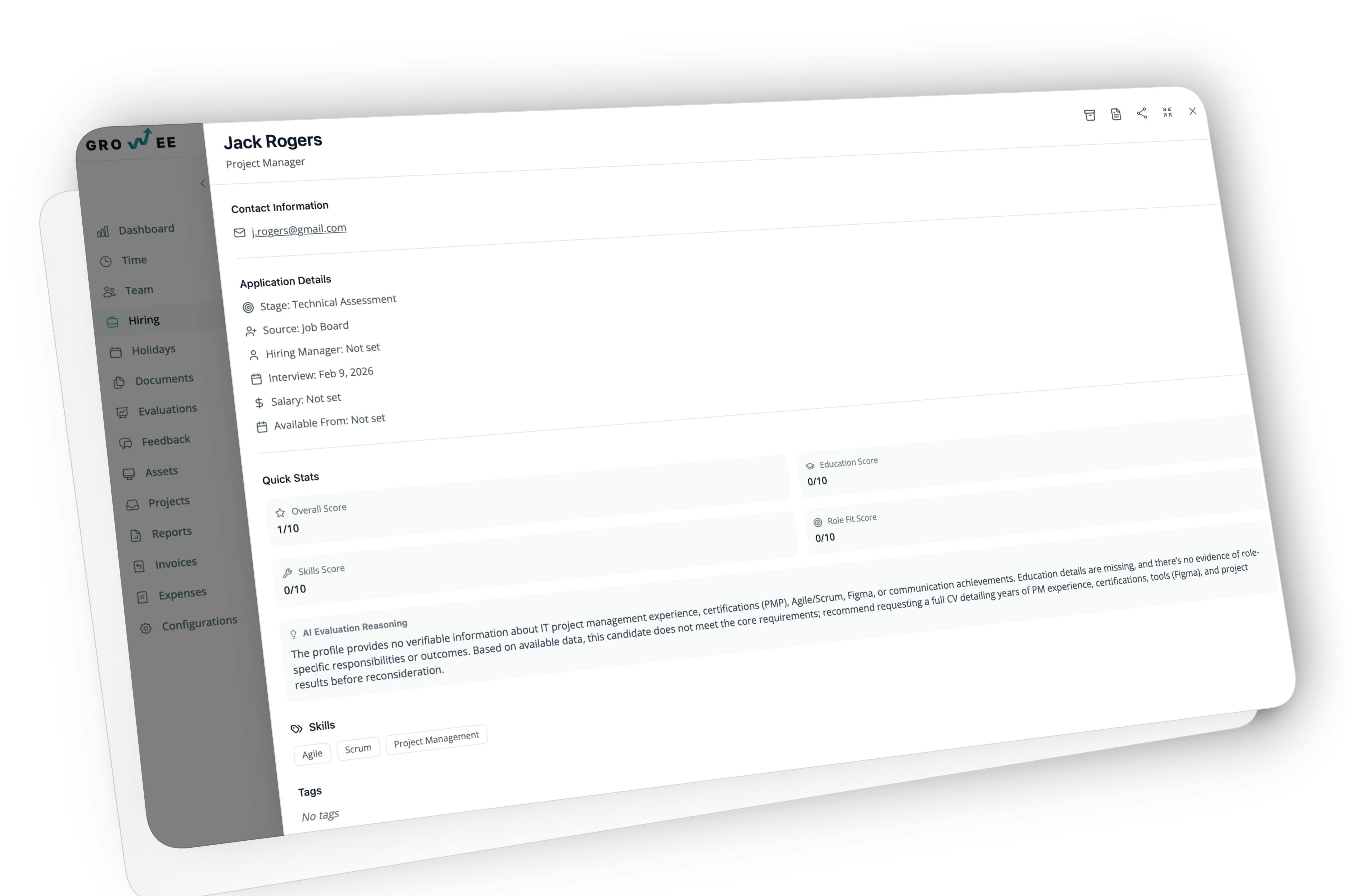 AI-Powered Candidate Screening