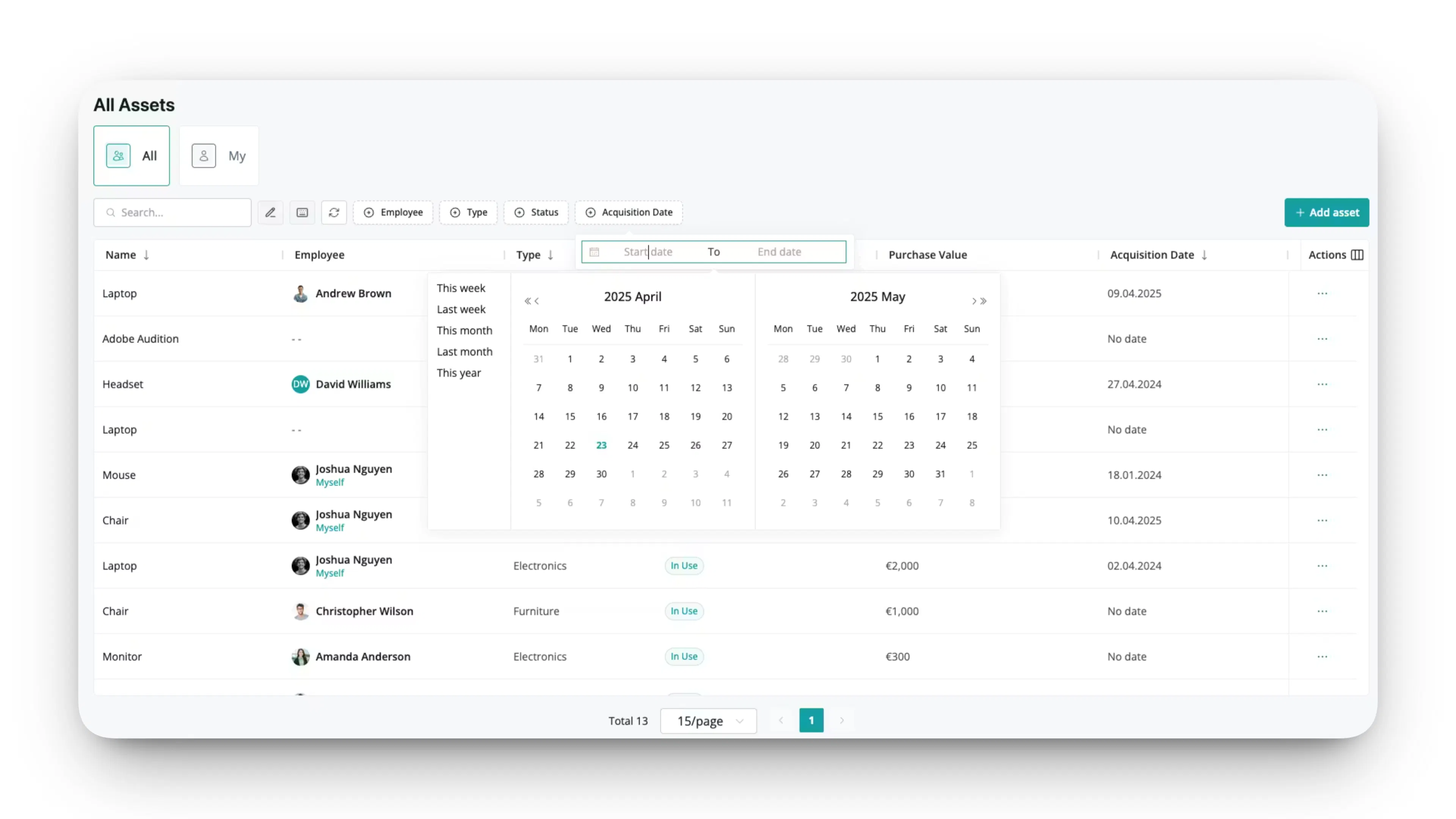 Filter your way through your inventory