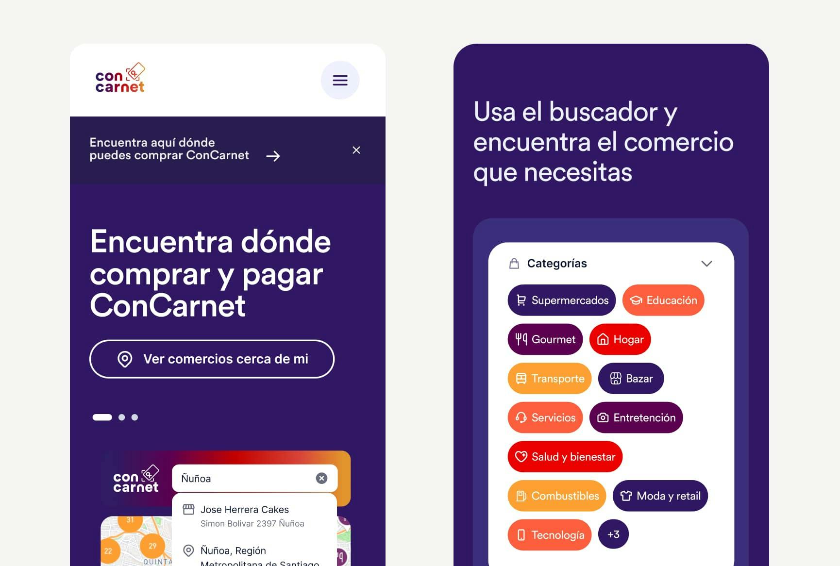 ConCarnet UX UI