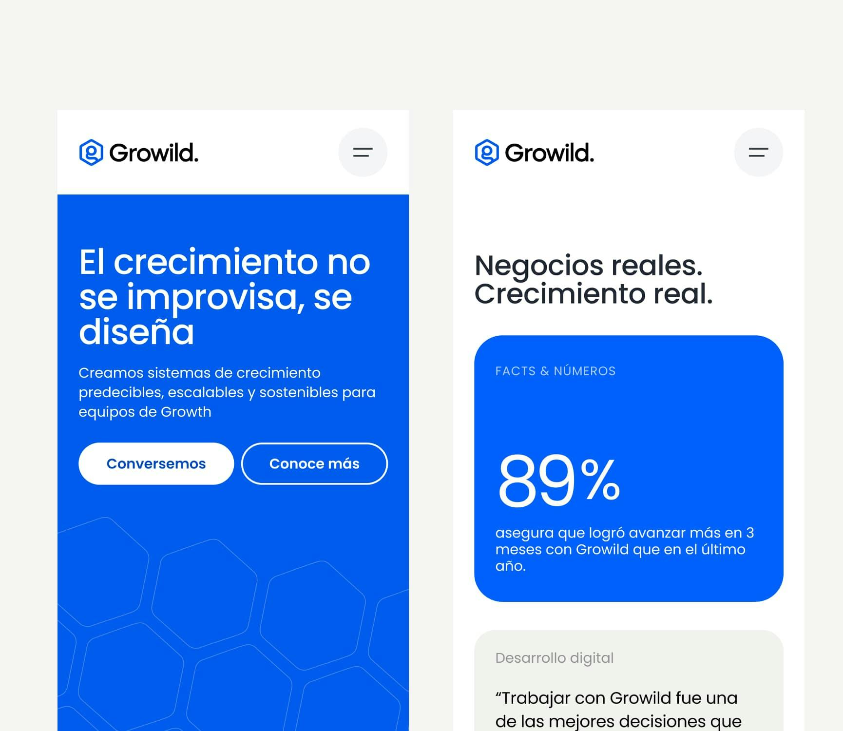 Growild ux ui