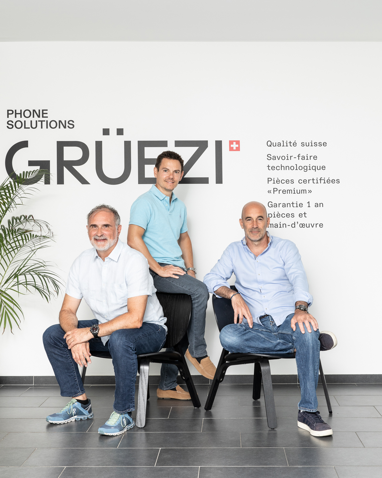 De gauche à droite: Jean-Michel Ruiz, Directeur commercial associé, Cyril Nguyen, Directeur associé et fondateur, Rodolphe Embry, Directeur associé et fondateur.