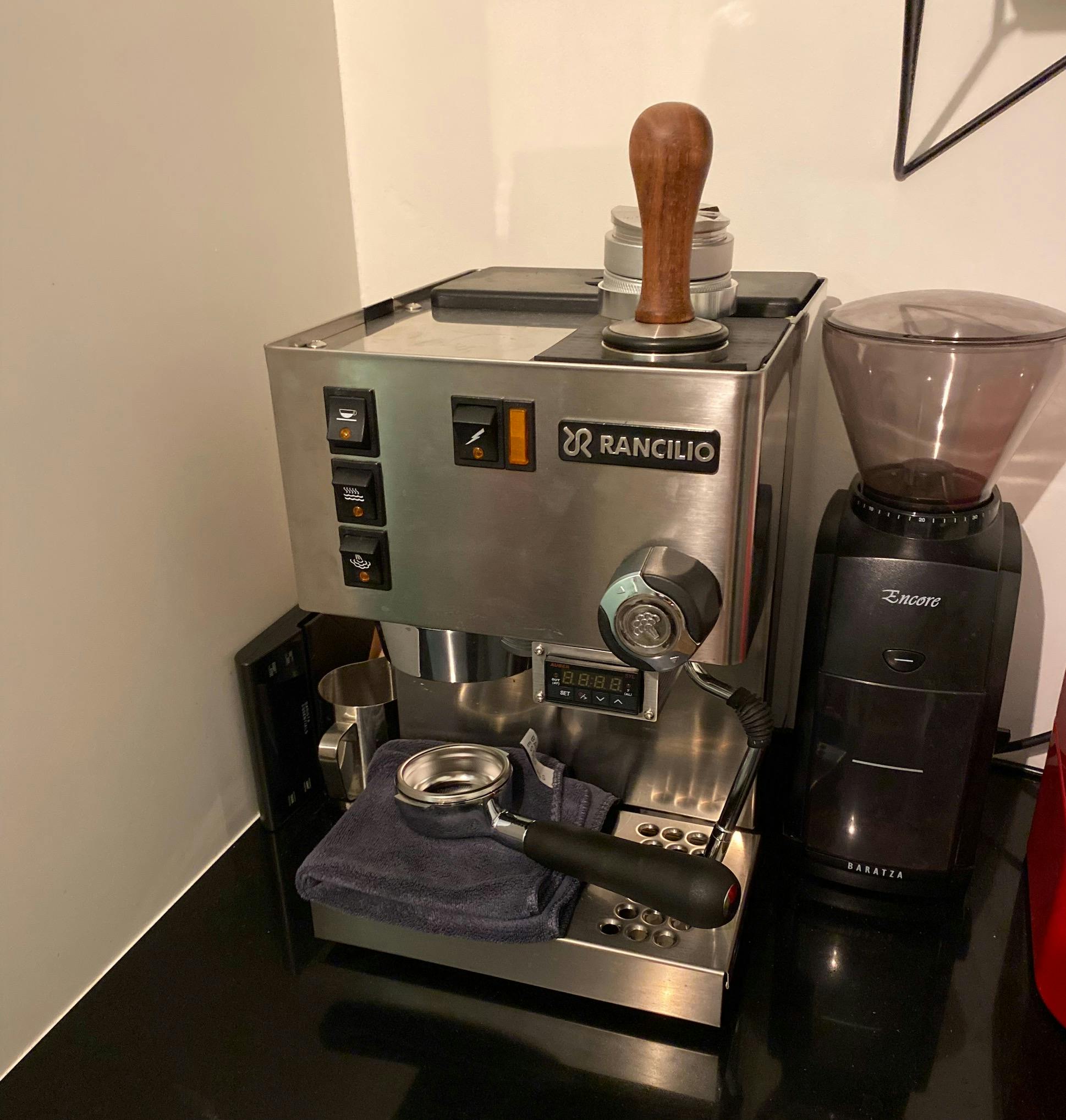 Rancilio Silvia with Auber PID installed