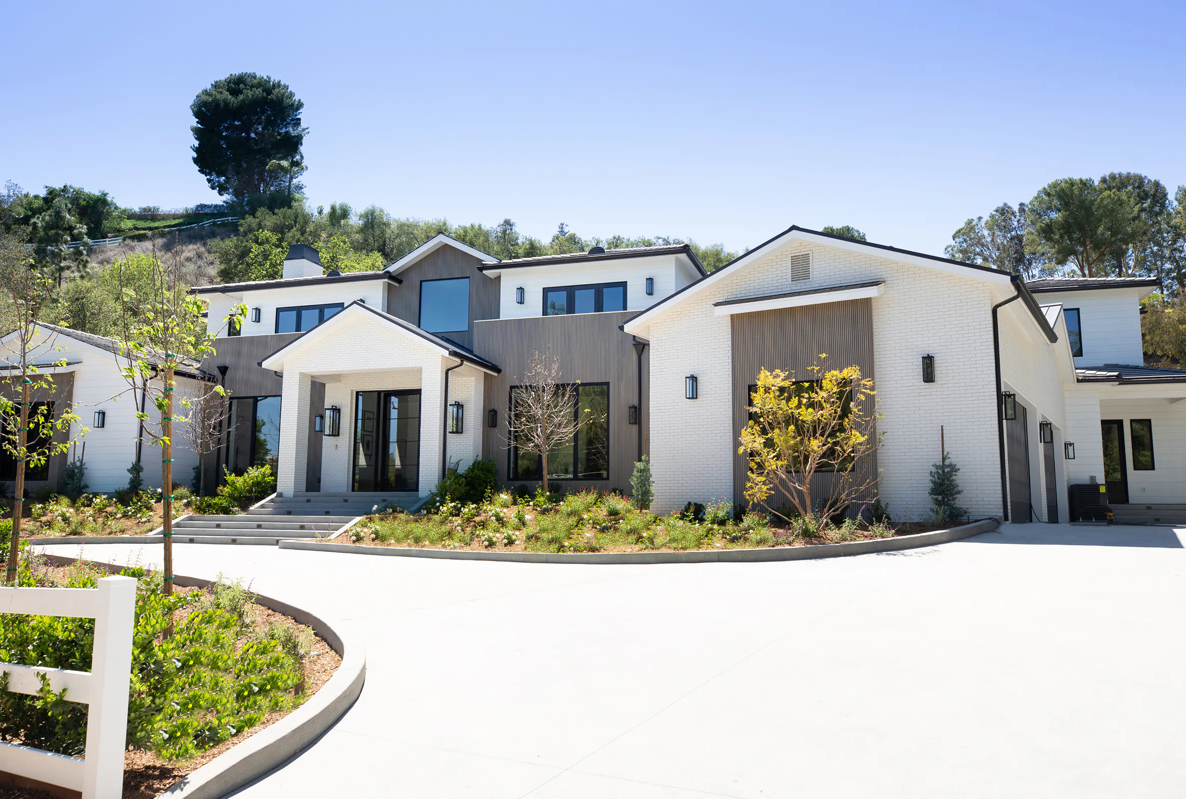 Hidden Hills custom home exterior — sourced construction materials by GoSource