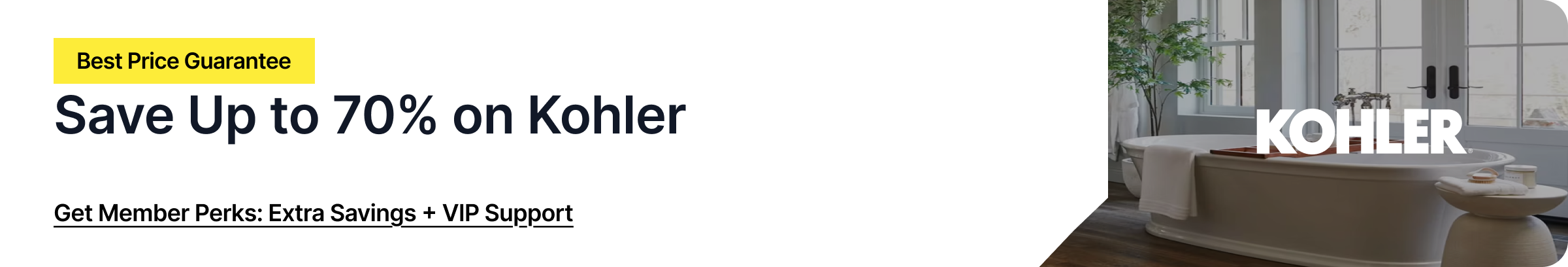 Save Up to 70% on Kohler