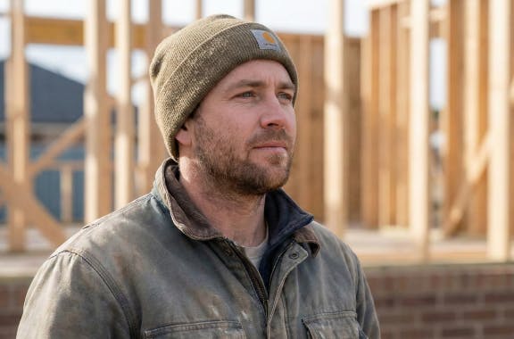 man in a construction site