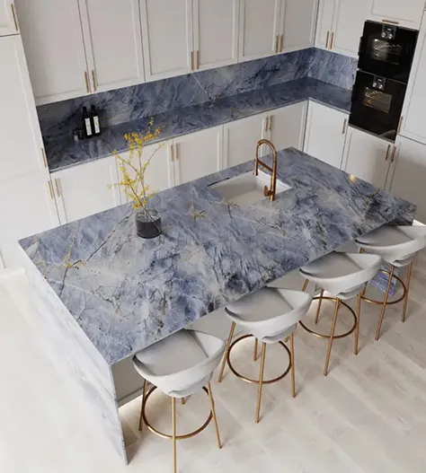 Best Cheer Stone Ijen Blue polished slab