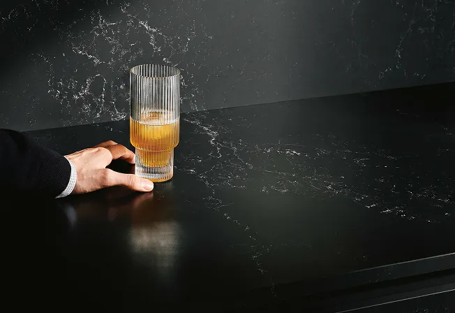 Black Quartz Slabs