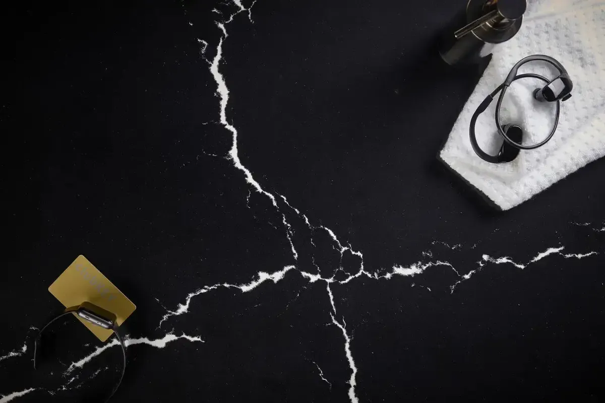 Cambria Blackbrook — indoor-outdoor quartz slab