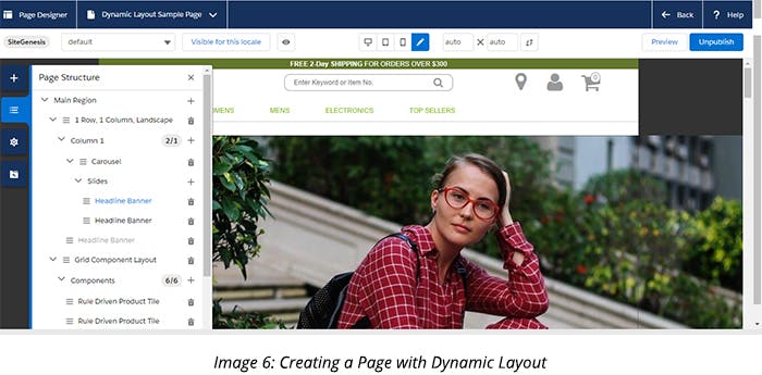 Creating a Page with Dynamic Layout