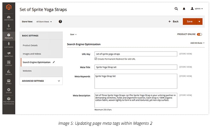 Meta Tags Optimization within Magento 2
