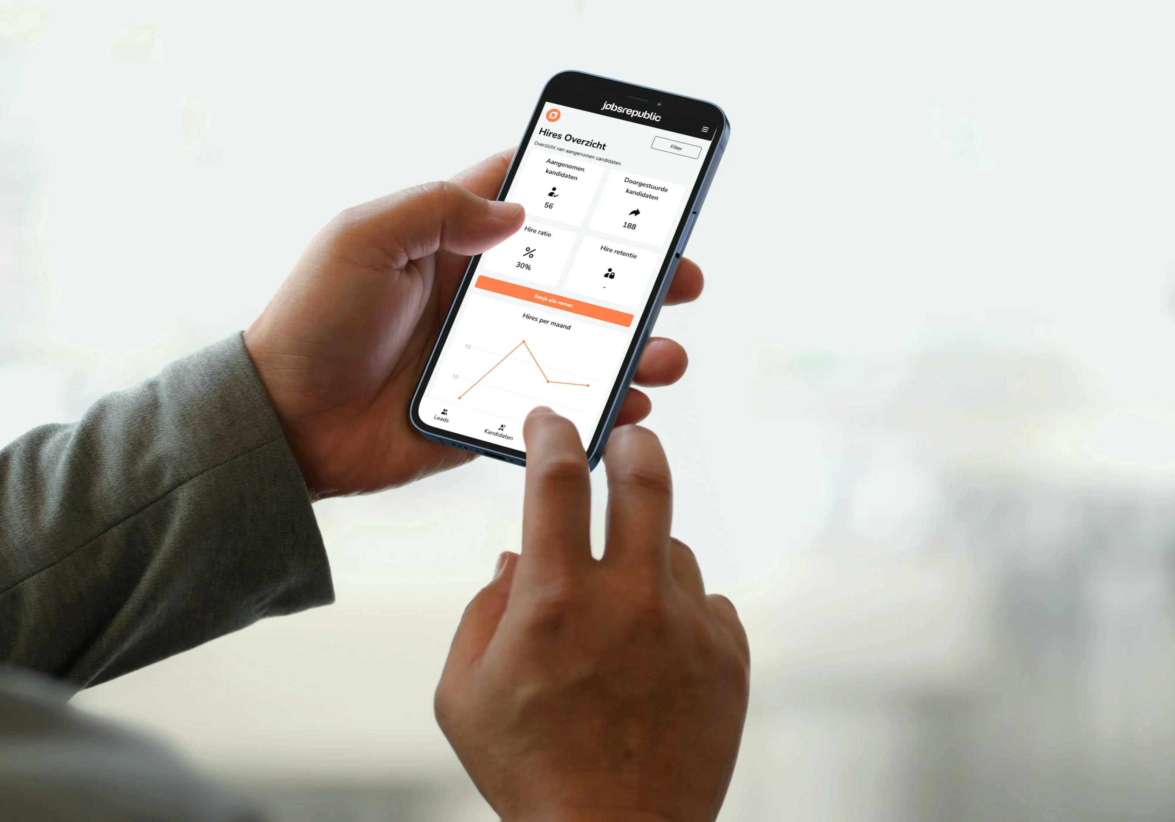 Jobsrepublic reporting dashboard