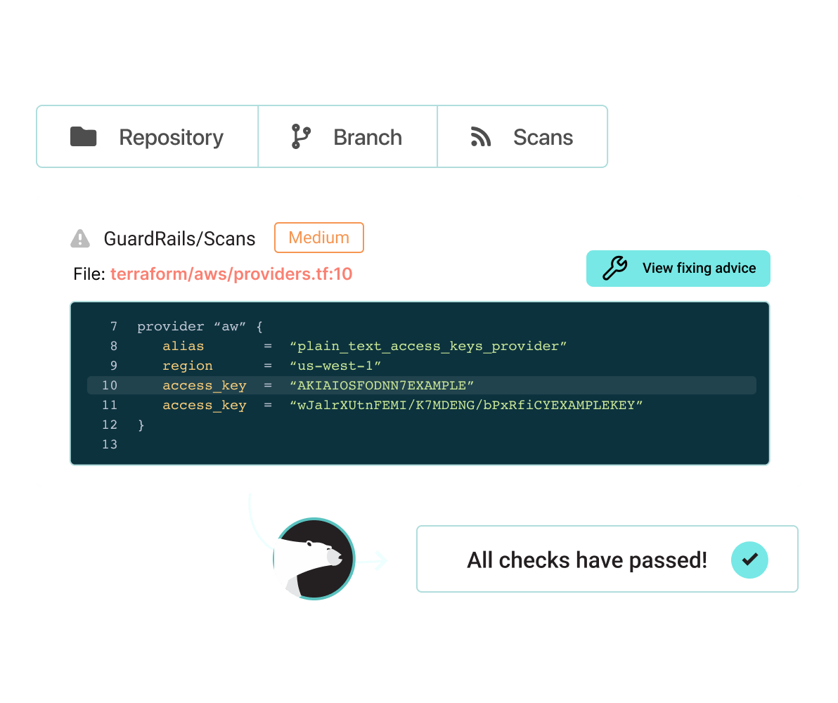 Infrastructure as code security iac by guardrails
