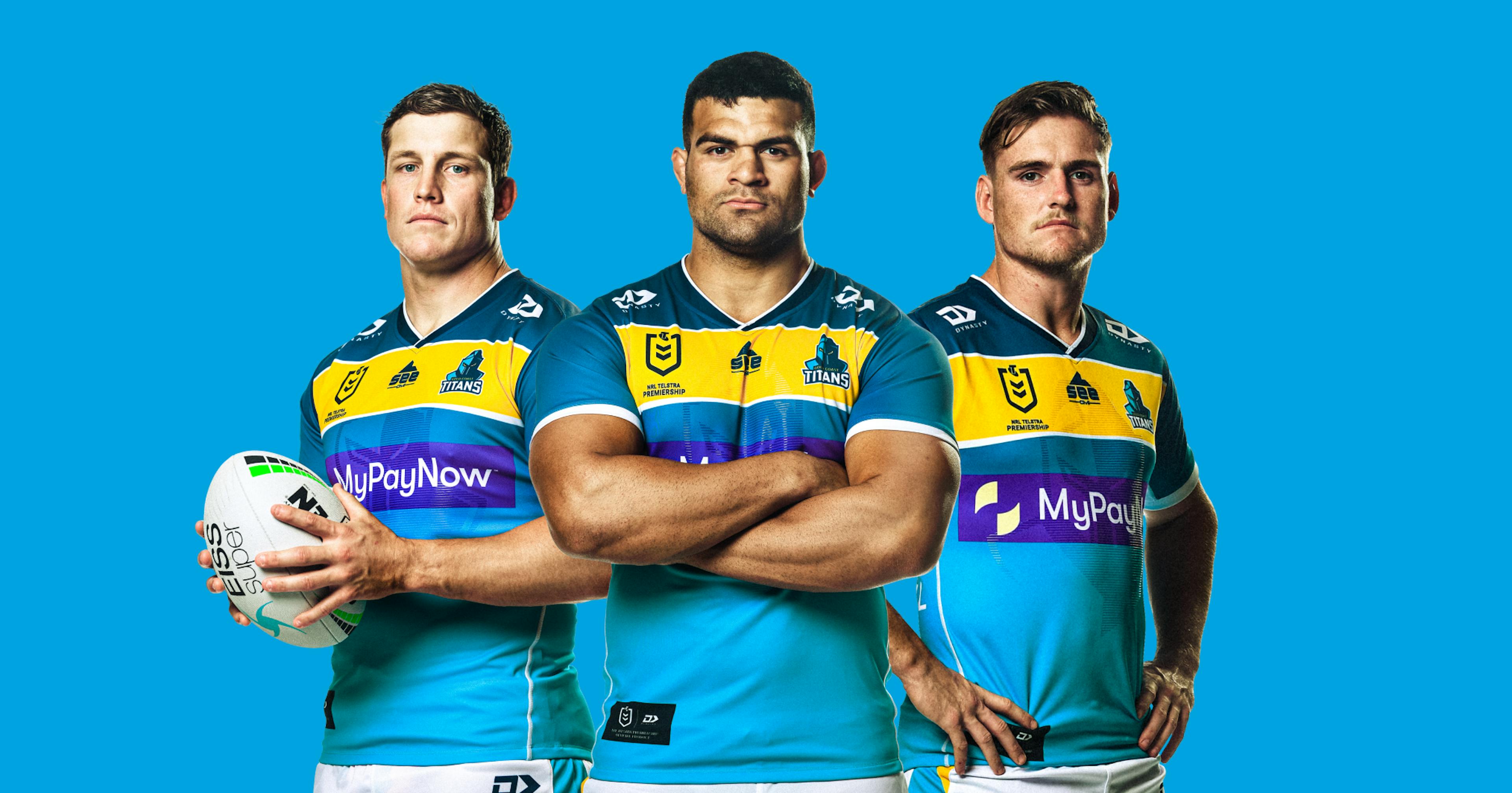 Image of NRL footballers Gold Coast Titans